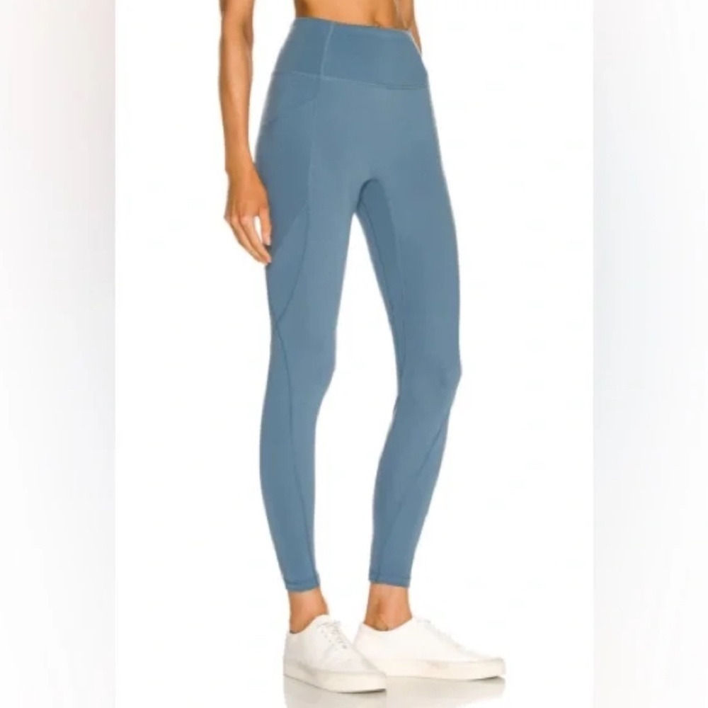 Le Ore Lucca High Rise Leggings in Blue Size M